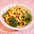 Richland☆Y's cooksnap of when they made ブロッコリーとしめじの卵とじ風.