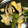 けんよこ's cooksnap of when they made つるむらさきと卵の炒めもの.