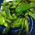 ズーミノ's cooksnap of when they made 万願寺とうがらしの塩昆布和え.