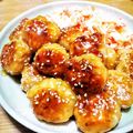 ⭐とっくん⭐'s cooksnap of when they made 鶏胸肉でつくねあんかけ.