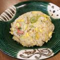 金魚のひらり's cooksnap of when they made 簡単！かにかまと青ねぎの卵チャーハン.