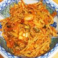 みちゃ0214's cooksnap of when they made 古漬けで！韓国春雨のツナキムチ炒め.