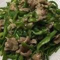 愛とココ's cooksnap of when they made ピーマンと豚肉炒め.