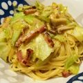 クック7RK4JC☆'s cooksnap of when they made お手軽☆クリームパスタ.