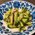 いちごタルト's cooksnap of when they made なすときゅうりのナムル♪ごま油香る♪.