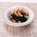 Satoco❋'s cooksnap of when they made オカワカメと竹輪のおかか和え.