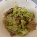 みおしむ♡'s cooksnap of when they made キャベツと豚バラの塩炒め.