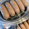 kojiママ's cooksnap of when they made 犬用☆鶏ムネ肉とレバーのソーセージ♡.