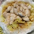 ねぞろ's cooksnap of when they made 鶏胸肉とキャベツとえのきをレンジでチン.