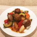 ZUBORA料理's cooksnap of when they made 豚ひき肉で！簡単本格酢豚団子.