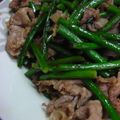 ＭＯＭＯパンダ's cooksnap of when they made 豚バラとにんにくの芽の炒め物.