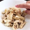 わかこっち's cooksnap of when they made レンジで簡単 おつまみ 鶏皮ポン酢.