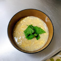 K0A9O0R8U♪'s cooksnap of when they made 妊活の方も！長芋と卵のあったかスープ♪.