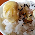 愛鰯35's cooksnap of when they made ももさんちの栗おこわ.