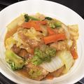 sun1's cooksnap of when they made カリッと鶏胸肉と白菜の味噌マヨ甘タレ☆.
