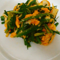 バウンド's cooksnap of when they made 竹輪とにらの卵とじ.
