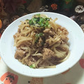 虹色♪︎ちゅーりっぷ's cooksnap of when they made 旨旨♡すき焼きのたれdeもやしあんかけ丼.