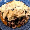 らりるーん's cooksnap of when they made 節約＊豚こまとニラと豆腐のふわたまのっけ.