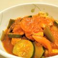 イエローバード's cooksnap of when they made トマトソースで♪鶏肉と夏野菜のトマト煮.