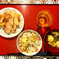 ももいろふらみんご's cooksnap of when they made ウチの 栗ご飯 ♪.