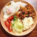 よっぴぃぴぃ's cooksnap of when they made ハリッサで豚ひき肉の炒め丼.