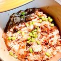 クックID5U5C☆'s cooksnap of when they made 極ウマ!牛肉とゴボウの混ぜご飯♪.
