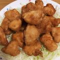 ♡くりーむ♡'s cooksnap of when they made 材料4つ★ラーメンスープの素でから揚げ.