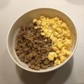 シマちゃむ's cooksnap of when they made ごろごろ鶏そぼろ丼.