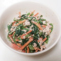 ポニーリボン's cooksnap of when they made ほうれん草とツナのマスタードマヨ和え.