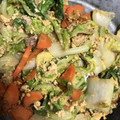食べまくり's cooksnap of when they made ＄節約おかず＄白菜のツナたま炒め.