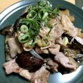 けんよこ's cooksnap of when they made レンジで時短【豚と茄子の生姜炒め】.
