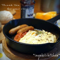 inyako's cooksnap of when they made 旨❤トマトと半熟目玉焼きのマヨチーズ焼き.