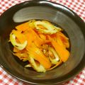 tokotann's cooksnap of when they made お酢を使った炒め物☆人参と竹輪.