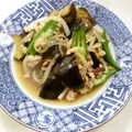 あっこ姉's cooksnap of when they made 朝採り秋ナスと鶏そぼろのコンソメ炒め.