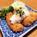 ぽめchan's cooksnap of when they made ❀我が家の和風アジフライ おろしポン酢❀.