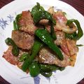 つよまり's cooksnap of when they made ピーマンとベーコンのめんつゆ炒め.