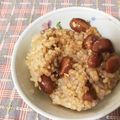 いちごスロータクシー's cooksnap of when they made 金時豆　玄米ご飯　圧力鍋で.