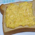 ずみりぃ's cooksnap of when they made スイートチリマヨ卵トースト♪.