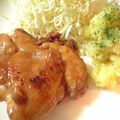 けーちゃんのママ's cooksnap of when they made 鶏の照り焼き｛ご飯を御代りしました｝.