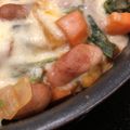 yuukaokd's cooksnap of when they made フライパン♪ウインナーと野菜のチーズ蒸し.