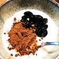 金魚のひらり's cooksnap of when they made 黒豆きな粉ヨーグルト♪.
