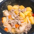 クリちゃん0309's cooksnap of when they made 肉じゃが(めんつゆ)✩炊飯器で簡単.
