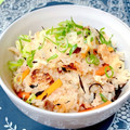 ☆３匹の子ぶた☆'s cooksnap of when they made ひじきと油揚げの炊き込みご飯.