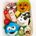 めいめい☆☆☆'s cooksnap of when they made ハロウィン★USJ★おにぎり弁当.