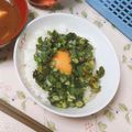 えみ_____'s cooksnap of when they made ニラ玉　TKG 卵かけご飯　【男飯】.