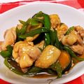 magosaku's cooksnap of when they made 簡単★鶏もも肉とししとうの照り焼き.