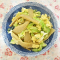 mmameco's cooksnap of when they made メンマのふわふわたまご炒め(^^♪.