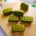 umi☆neco's cooksnap of when they made ●さくさく 抹茶のショートブレッド●.