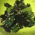 ☆はあ☆'s cooksnap of when they made ＊小松菜と海苔のナムル＊.