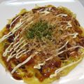 サンディサンディ's cooksnap of when they made 関西風お好み焼き　-モダン焼き-.